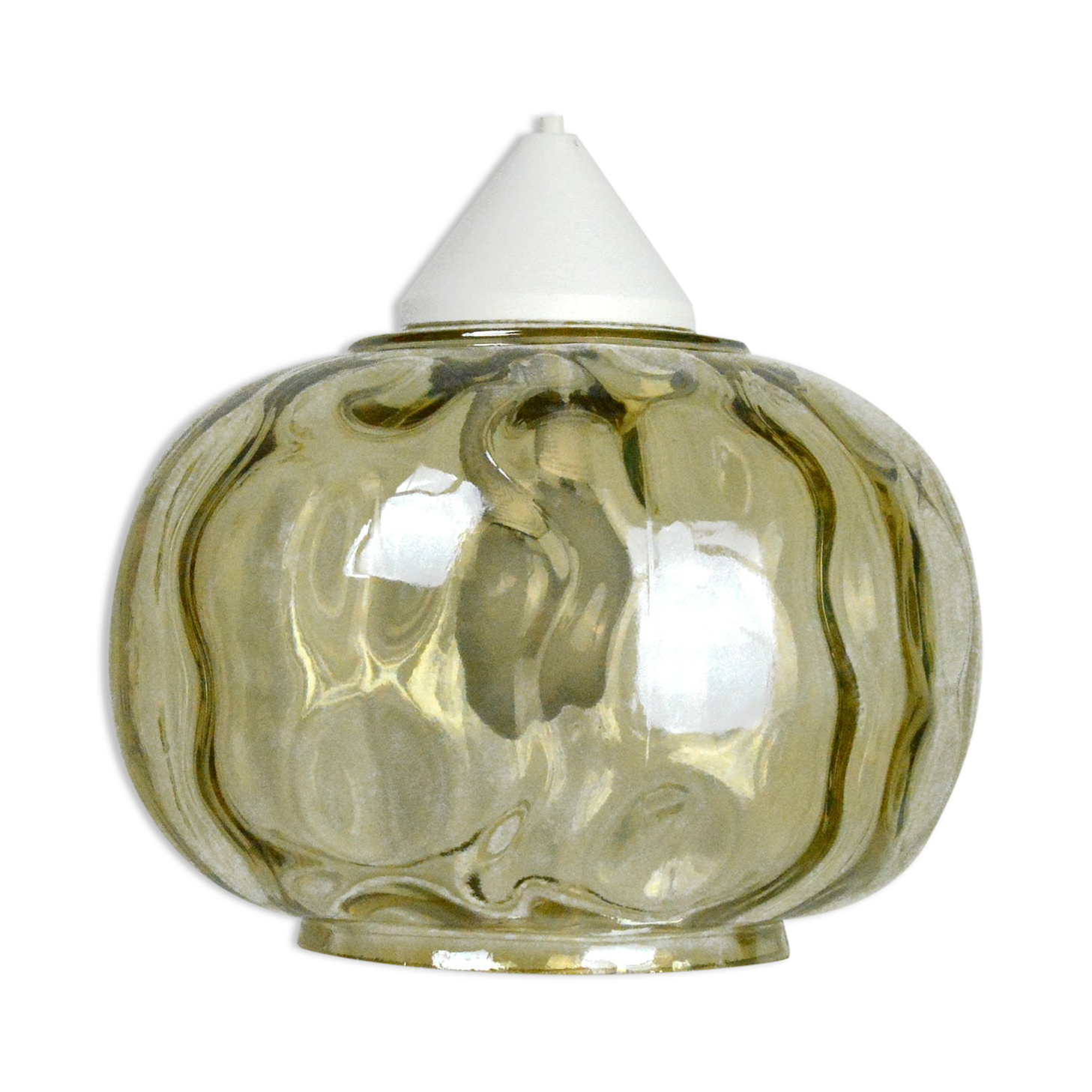 1970s Modernist hanging lamp, Poland