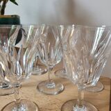 Set of 7 Baccarat Côte d'Azur wine glasses