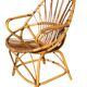 Set of 8 rattan armchairs from the 1960s, France.