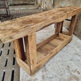 Antique workbench bathroom furniture or side table