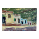 Vintage Sahara Village Painting