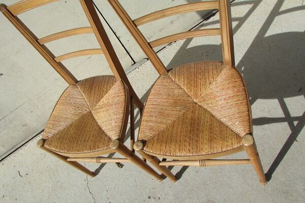 Pair of art nouveau chairs