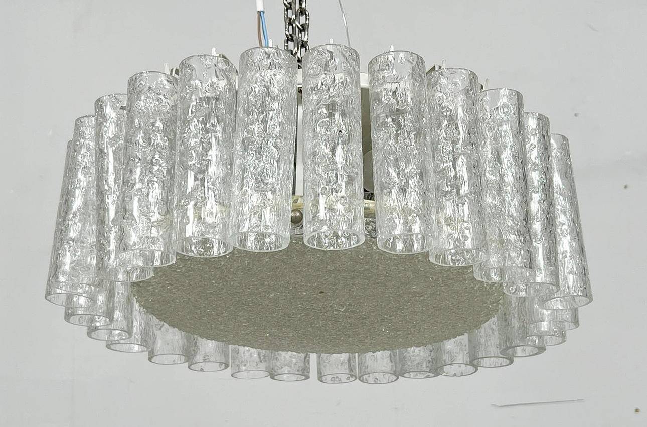 Mid-century ceiling lamp by Doria Leuchten, Germany, 1970s.