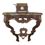 Antique German church console table, 19th century