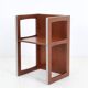 Set of 3 teak convertible children's chairs / stools / side tables, 1960s