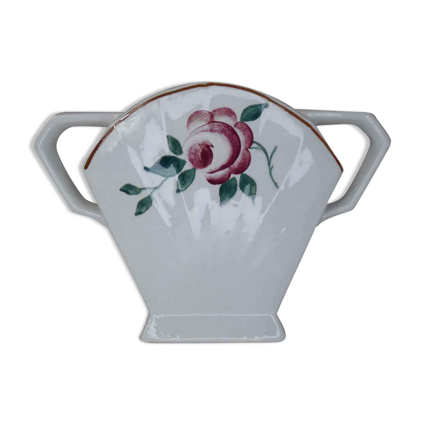 Ancien pot en faience de Saint Amand
