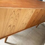 Vintage Scandinavian enfilade from the 60s in teak