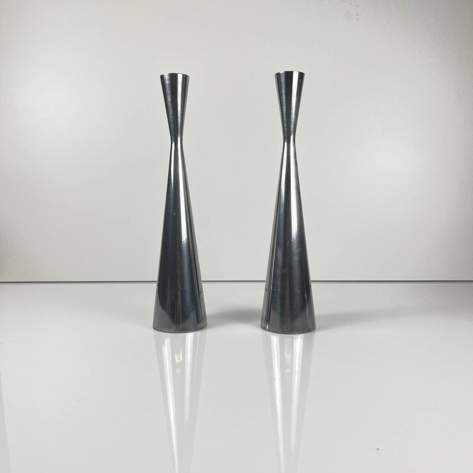 Steel candle holder duo by Erika Pekkari for IKEA