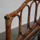 Vintage bamboo/rattan manou bed from the 70s with original spiral base