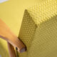 Fauteuil vert lime type B-7727 des années 1970