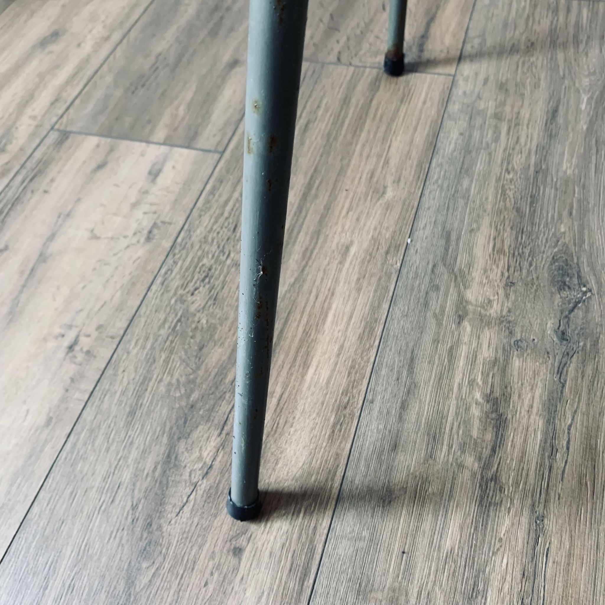 Pair of 3107 chairs - wood & metal