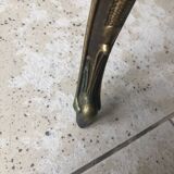 Vintage marble and brass coffee table