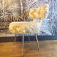 Vintage moumoute chair