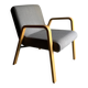 Scandinavian gray easy chair | 1980s