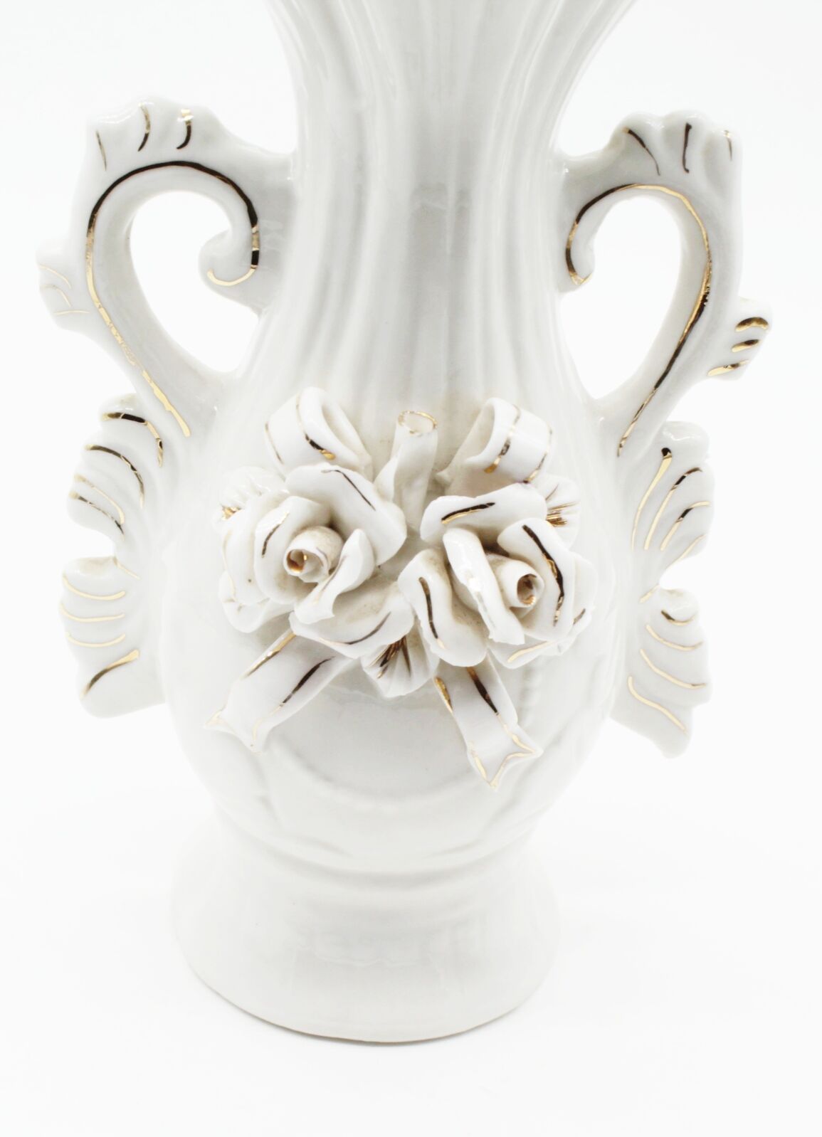 Ceramic vase flowers