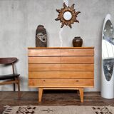 Covered storage unit / vintage silverware with compass feet