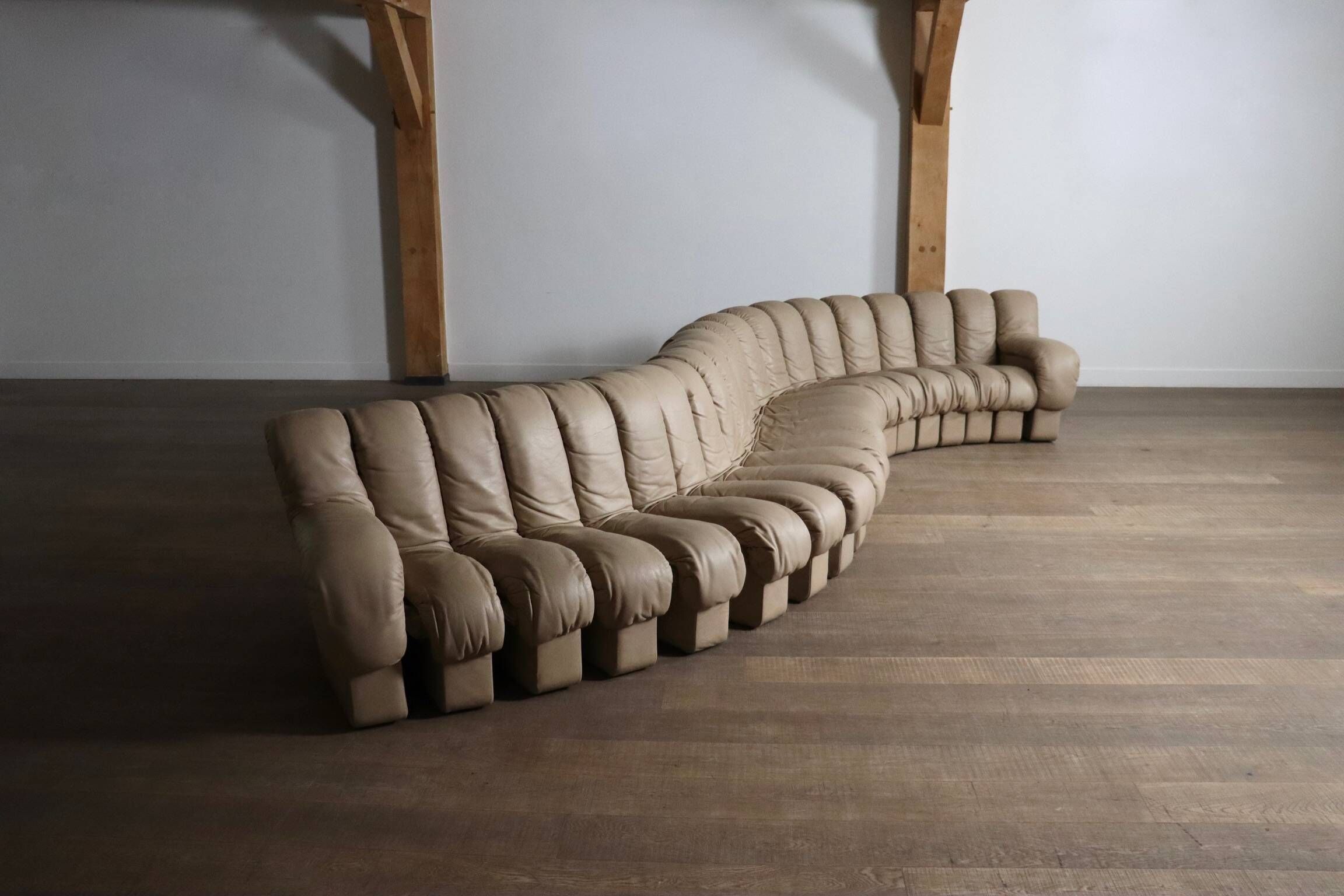 De Sede DS 600 “Non-Stop” sectional sofa by Heinz Ulrich, Ueli Berger,1980