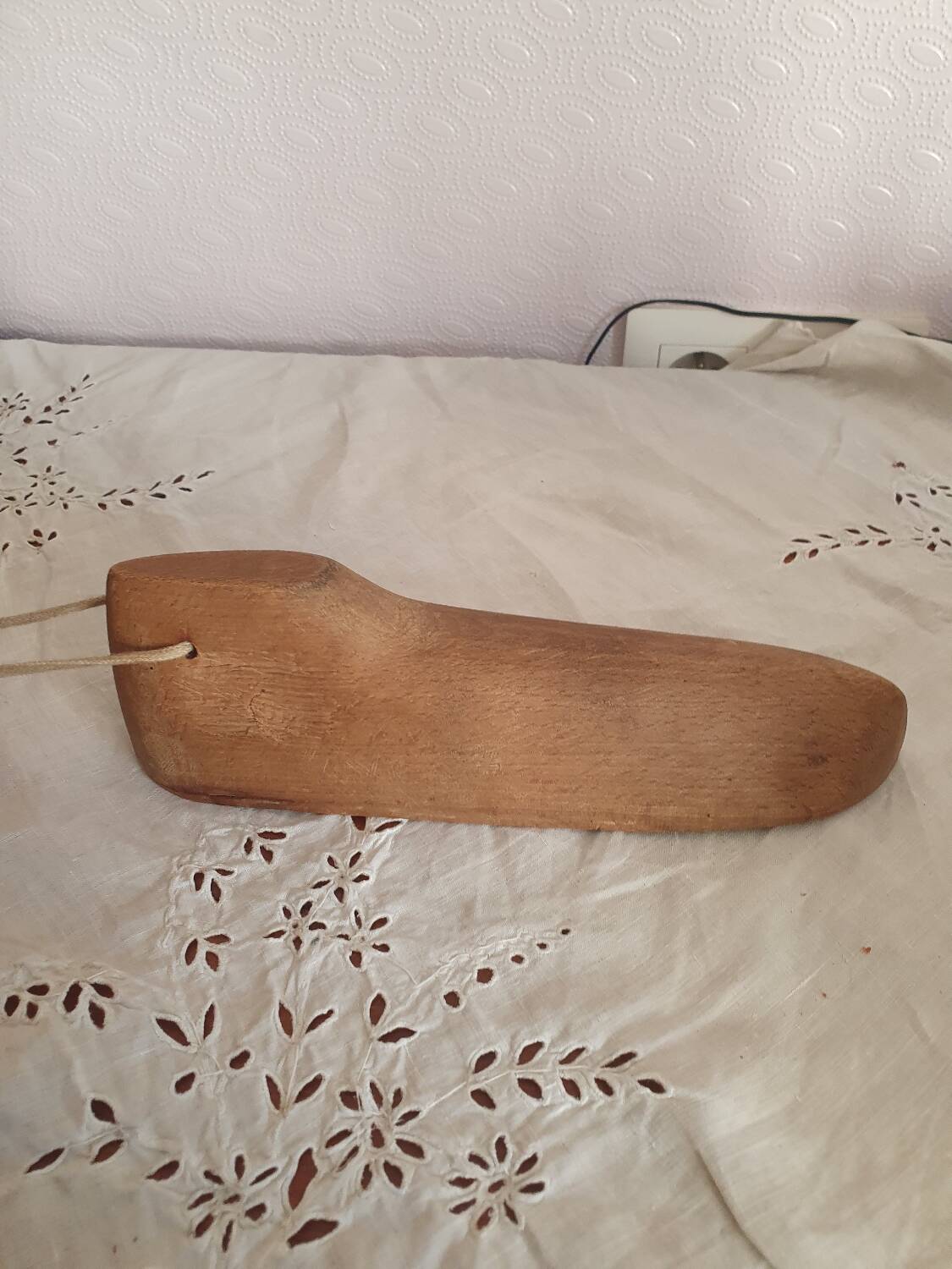 Old wooden shoe tree