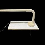 Swedish Off-White Tubular Table Lamp by Anders Pehrson for Ateljé Lyktan, 1970s