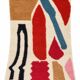 Magnificent handmade Berber rug, adorned with colourful geometric patterns.