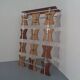 Mid-Century Teak Wardrobe with Hat and Coat Rack, 1960s