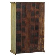 Vitrine armoire buffet vitre bois vieux teck patine d'origine