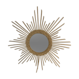 Miroir en rotin