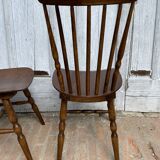 Set of 3 Baumann Menuet chairs
