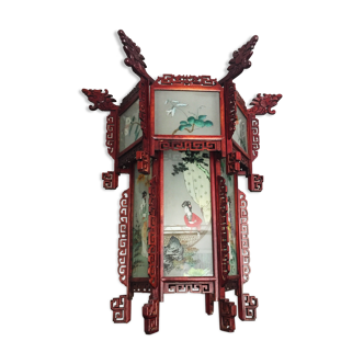 Asian lantern glass