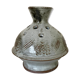 Signed ceramic flower-picker vase