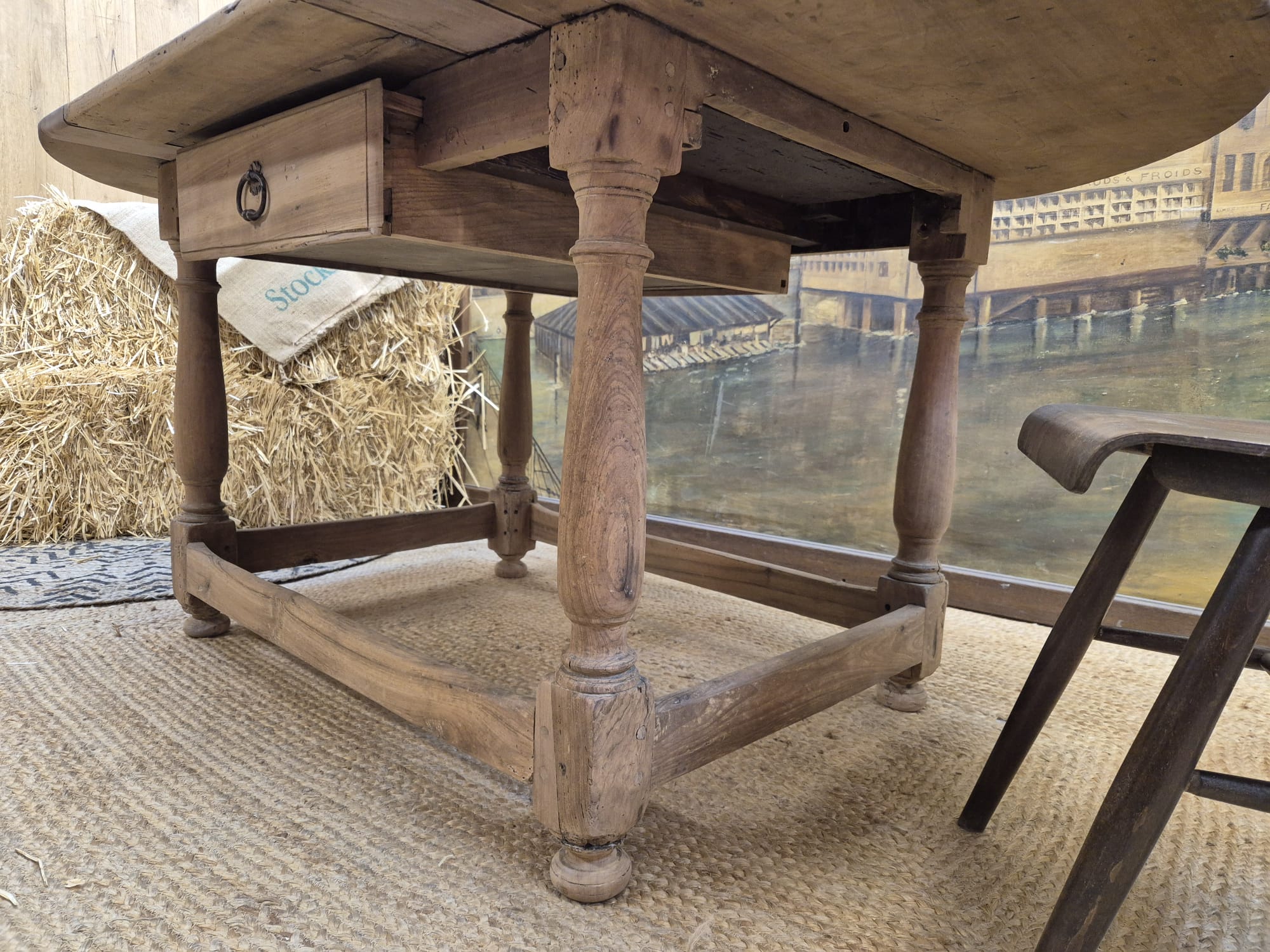 Very old farmhouse table