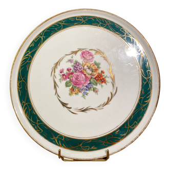 Circular porcelain top with floral decoration eighteenth style