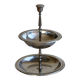 Vintage 2-tier silver-plated display stand - Dessert server