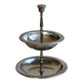 Vintage 2-tier silver-plated display stand - Dessert server