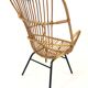 Rohe Noordwolde rattan chair, 1960, Netherlands XL siz