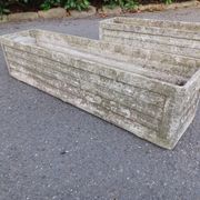 Pair of planters, eternit fiber cement concrete, 50's