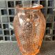 Vase Rosaline en verre moule rose