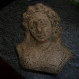 Antique terracotta bust