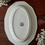 Saint Amand ironstone oval dish