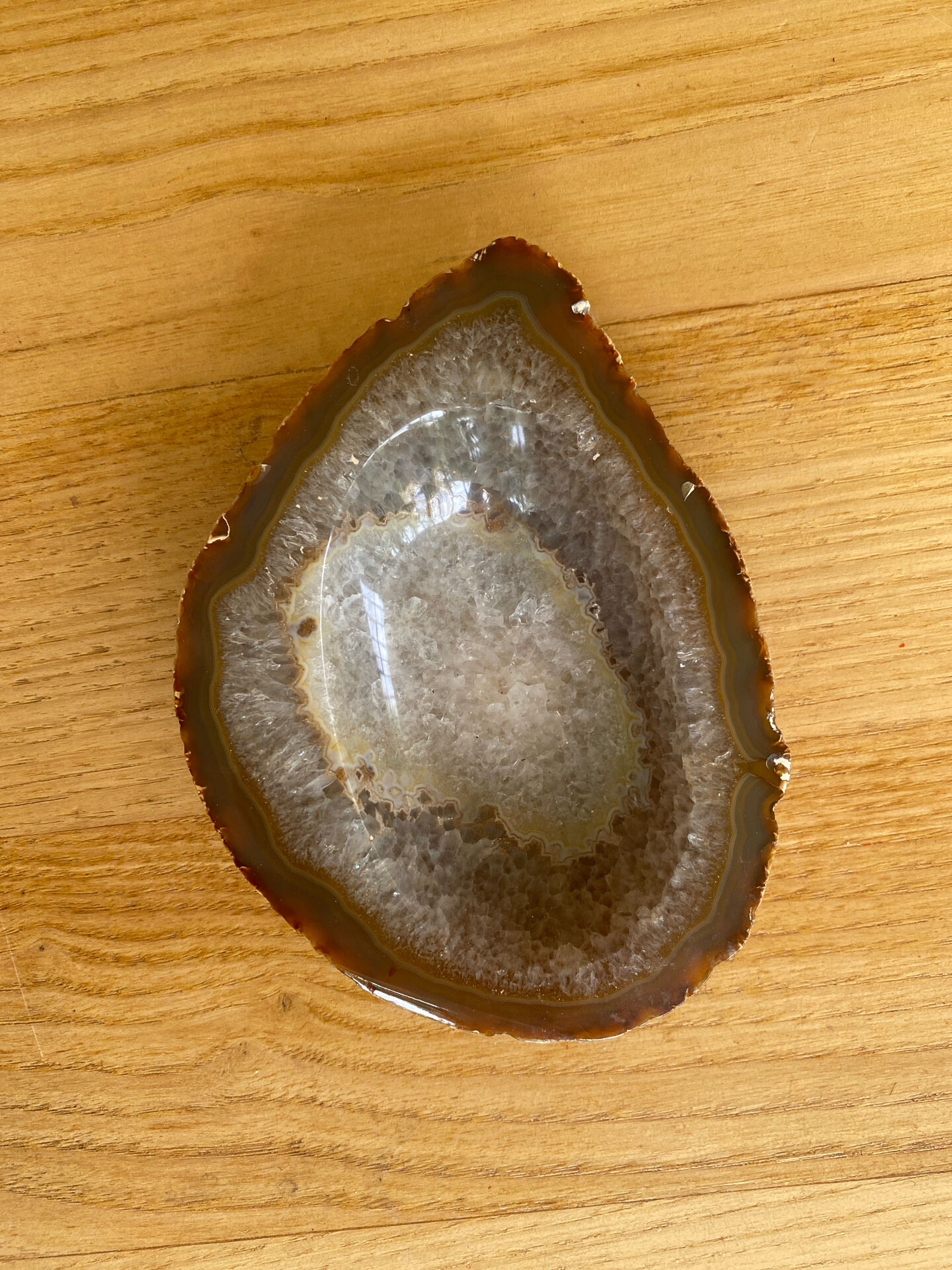 Agate ashtray
