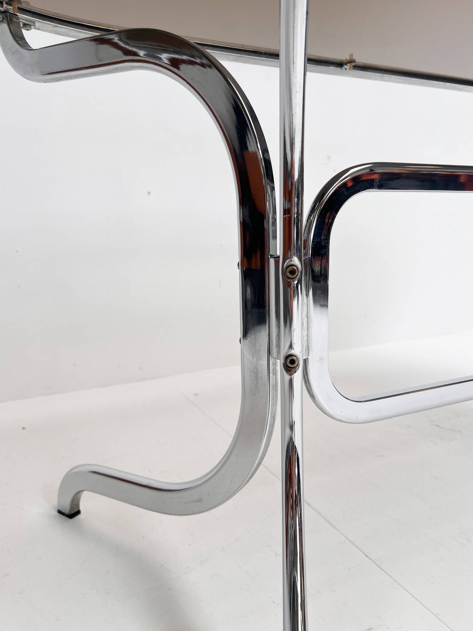 Glass dining table by Gastone Rinaldi for Rima, 1970s