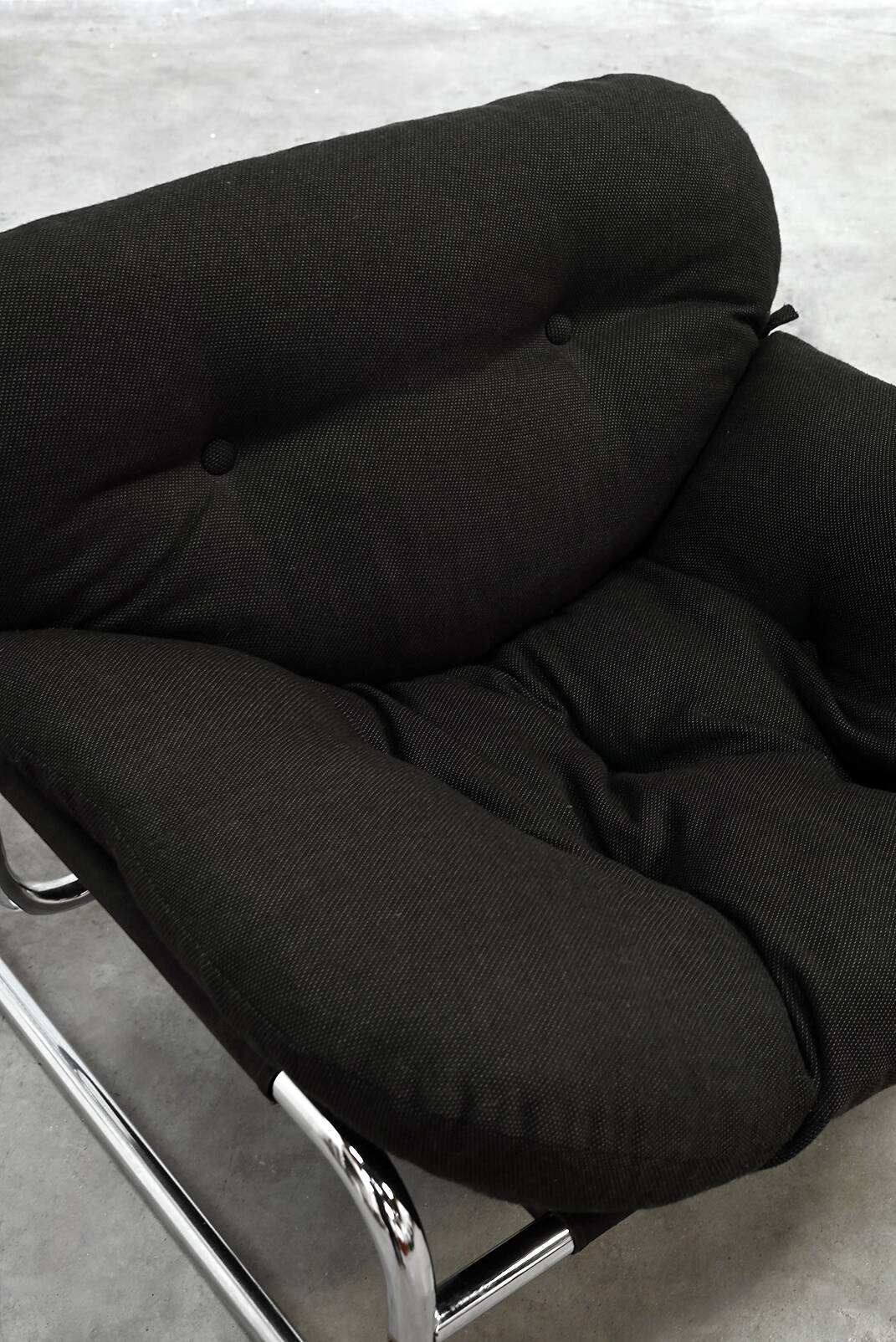 Johan Bertil Häggström Tubular Lounge Chair for Swed-Form, Sweden, 1970s