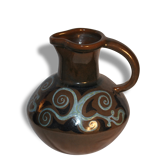 Pitcher ceramic 1950s sign Lisa Ben