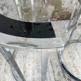 Trio of 70s chrome consoles