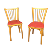 2 chaises Baumann vintage
