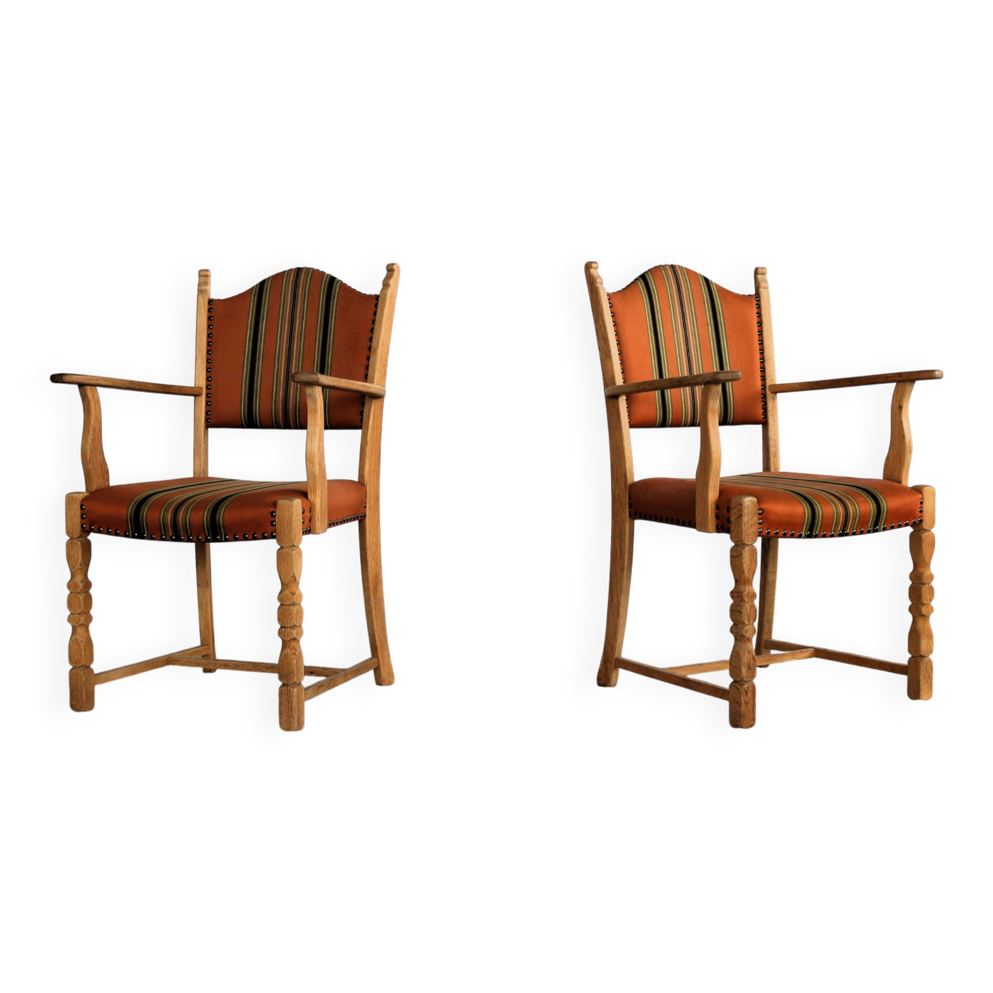 Brutalist dining chairs | vintage chairs | danish