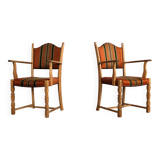 Brutalist dining chairs | vintage chairs | danish