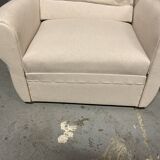 30's armchair with storage space under the seat