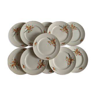 Dessert plates Moulin des Loups