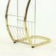 Table d'appoint en laiton et verre, Italie, 1970